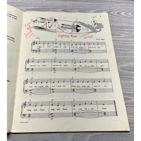 Piano Student Level 2 David Carr Glover Library Vintage 60s Sheet Music Book - Picture 8 of 9